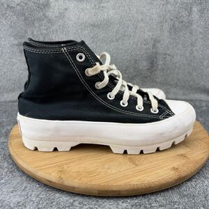 Converse Chuck Taylor All Star Lugged Shoes Womens Size 8 Black Sneakers 565901C